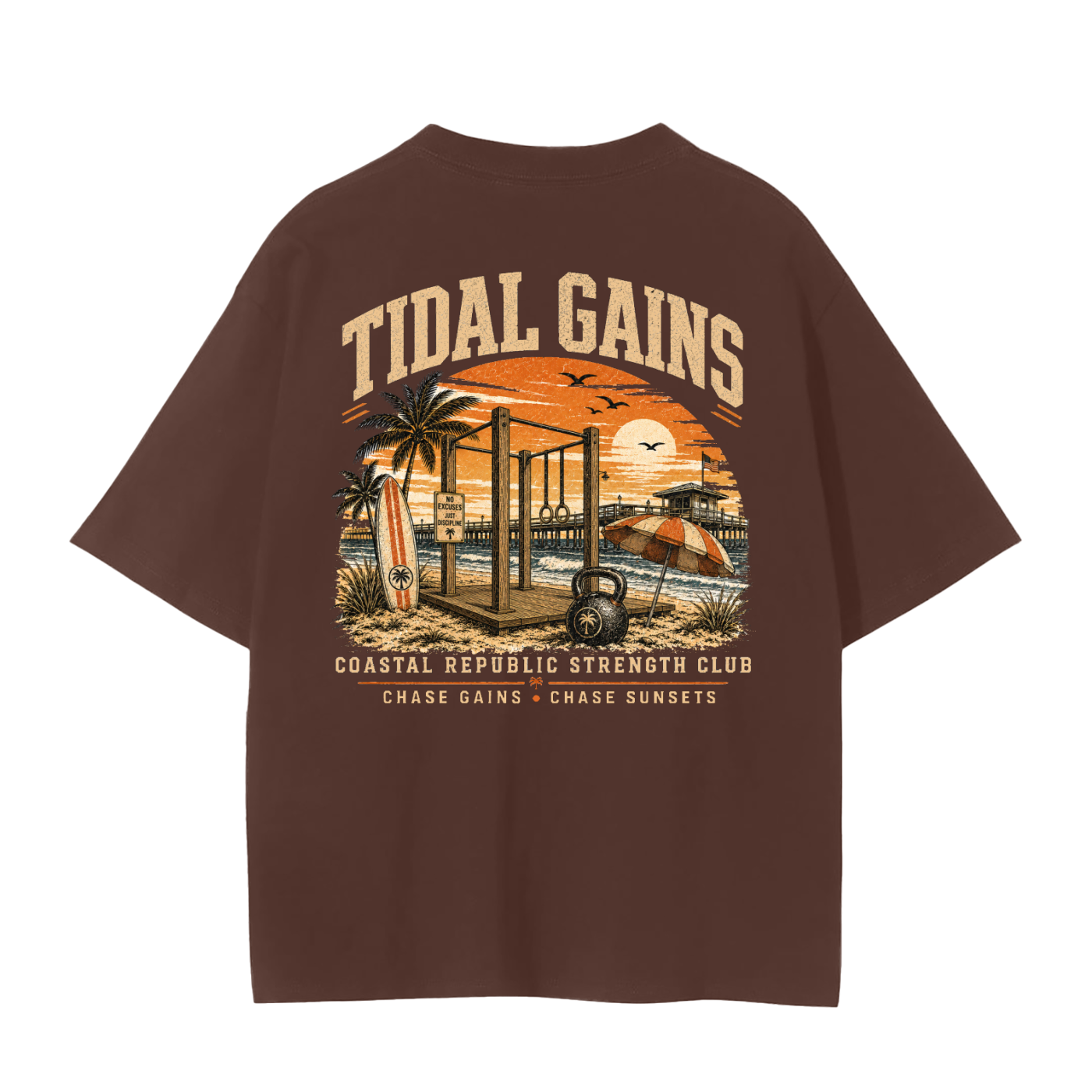 Tidal Gains Tee - Sand Edition