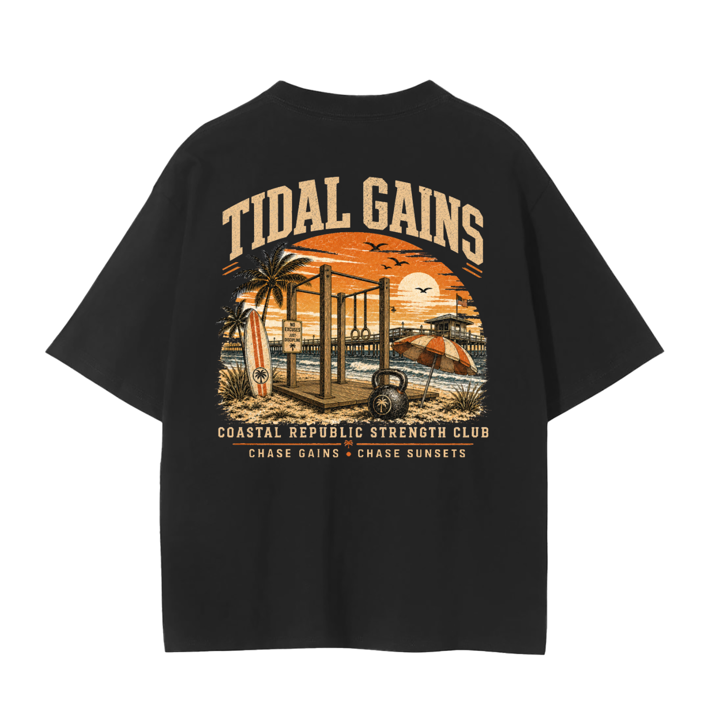 Tidal Gains Tee - Sand Edition