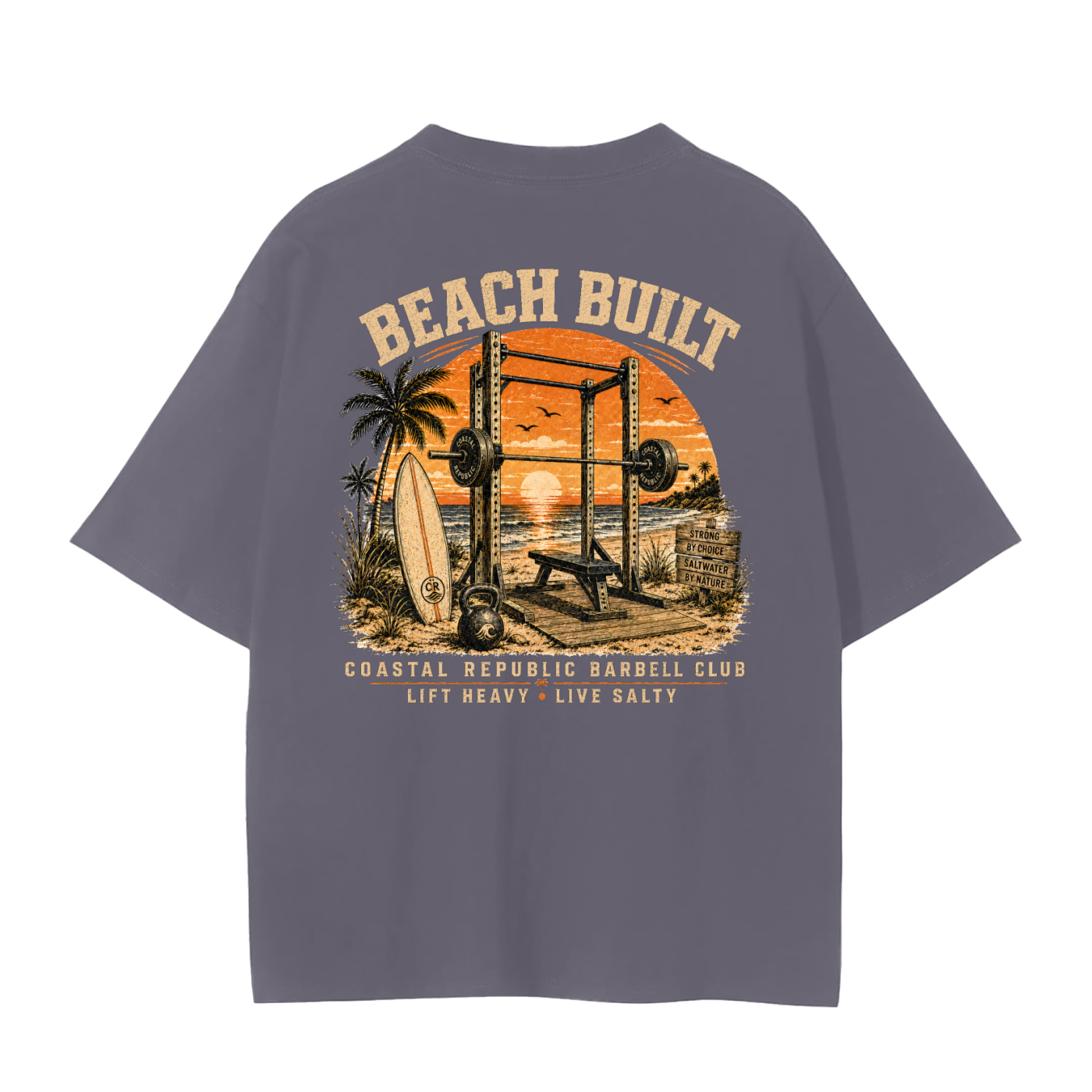 Beach Built Tee - Sand Edition