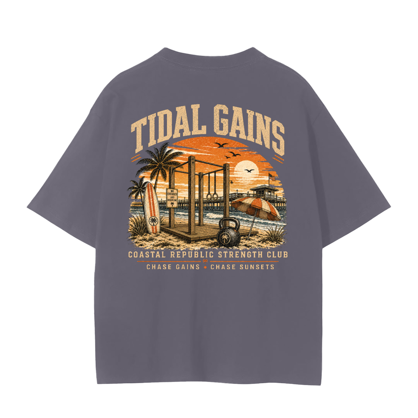 Tidal Gains Tee - Sand Edition